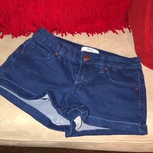 Blue Jean Shorts